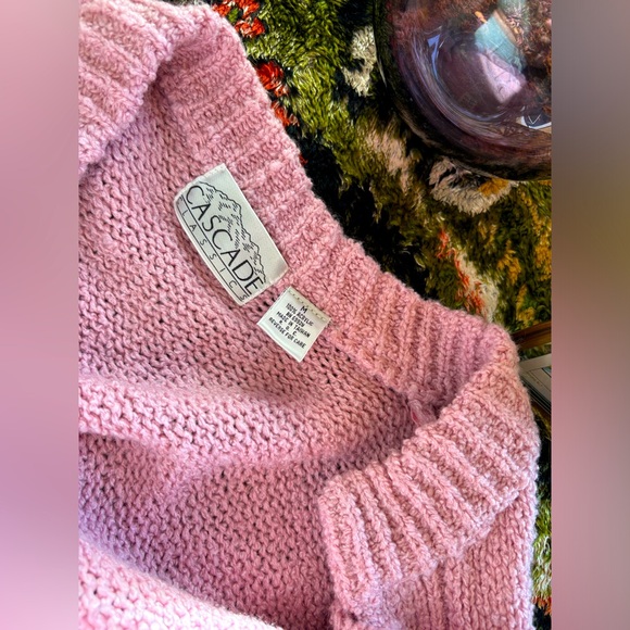 Vintage Cascade Classics Pink Cardigan with Pockets Size medium - Picture 4 of 4